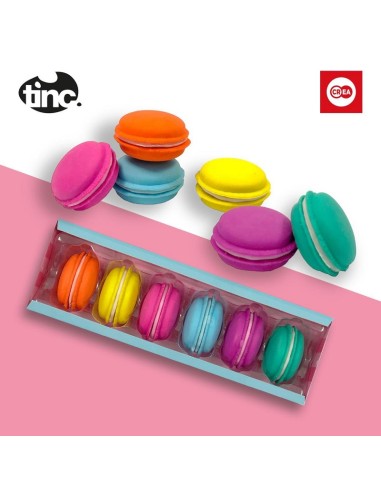 MACARON SET 6 GOMME