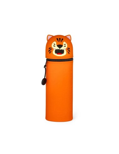 ASTUCCIO 2 IN 1 IN MORBIDO SILICONE KAWAII LEGAMI - TIGER