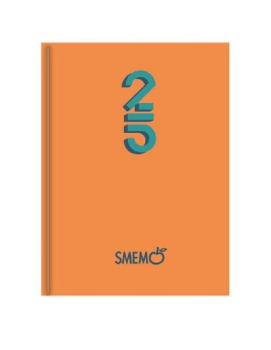Diario giornaliero Smemoranda 2024/25, 16 mesi, Arancione - 11 x 15 cm