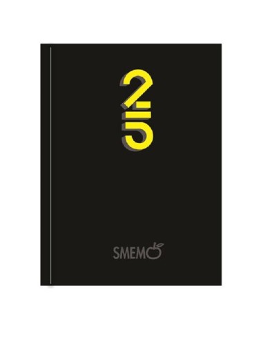 Diario giornaliero Smemoranda 2024/25, 16 mesi, Nero - 11 x 15 cm