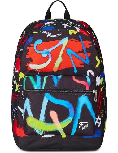 ZAINO SEVEN REVERSIBILE GRAFFITI LOAD CON EARPHONES WIRELESS