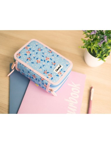 ASTUCCIO 3 ZIP COLOURBOOK FLOWERS