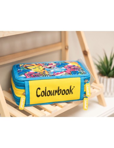 ASTUCCIO 3 ZIP COLOURBOOK GRAPHITY