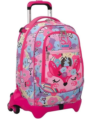 TROLLEY SJ GIRL JACK 3WD PINKHUGS