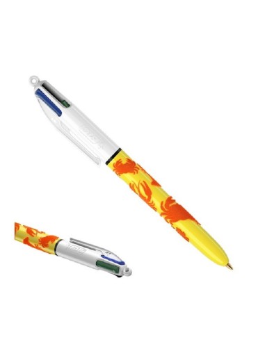 PENNA BIC 4 COLORI VELOURS CROSTACEI