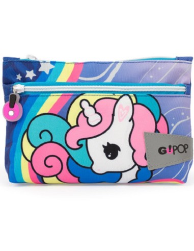 ASTUCCIO BUSTINA MAXI 2 ZIP UNICORNO GOPOP