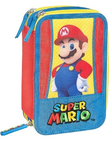 ASTUCCIO 3 ZIP SUPER MARIO