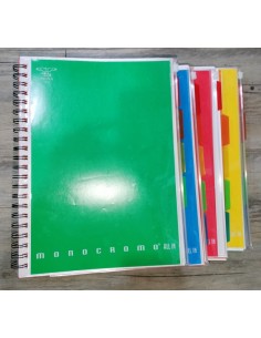 QUADERNO AD ANELLI ORGANIZZATO MONOCROMO