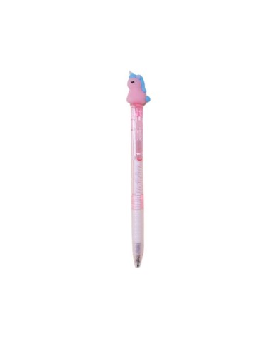 PENNA CANCELLABILE CON INCHIOSTRO BLU - UNICORNO ROSA