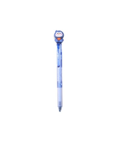 PENNA CANCELLABILE CON INCHIOSTRO BLU - PINGUINO LILLA