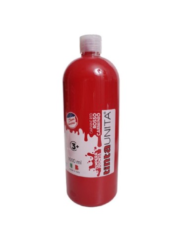 TEMPERA TINTA UNITA 1000 ML - ROSSO CARMINIO