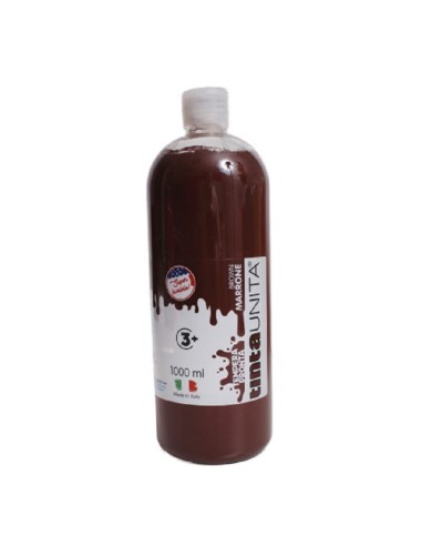TEMPERA TINTA UNITA 1000 ML - MARRONE