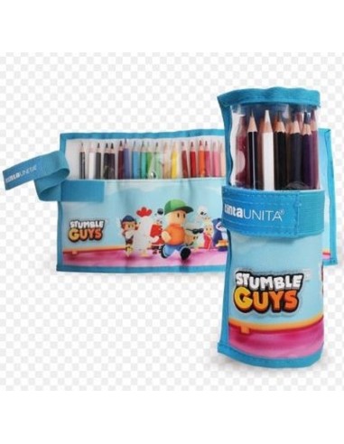ROTOLO PASTELLI STUMBLE GUYS ALL BLACK TINTA UNITA