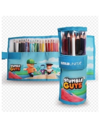 ROTOLO PASTELLI STUMBLE GUYS ALL BLUE TINTA UNITA