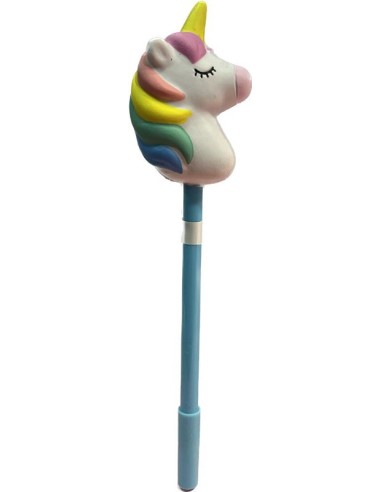 PENNA A SFERA CON UNICORNO SQUISHY - NERA