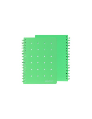 QUADERNO A SPIRALE A5 PIN IT RIG.1R - IRISH GREEN