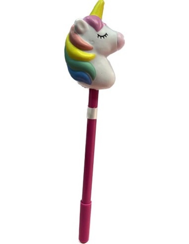 PENNA A SFERA CON UNICORNO SQUISHY - NERA