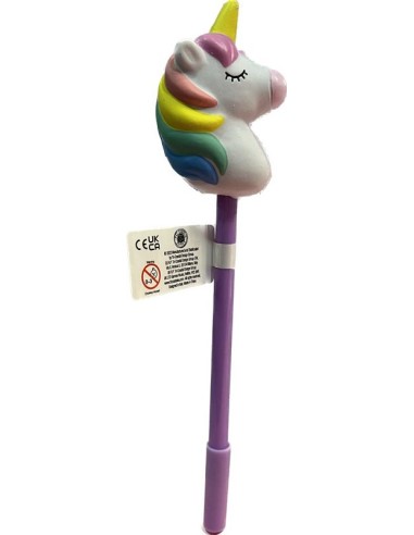PENNA A SFERA CON UNICORNO SQUISHY - NERA