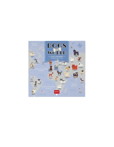 CALENDARIO DA PARETE 18x18 LEGAMI 2025 DOGS