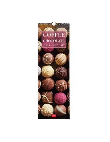 CALENDARIO DA PARETE LEGAMI 2025 - 16x49 - COFFEE AND CHOCOLATE