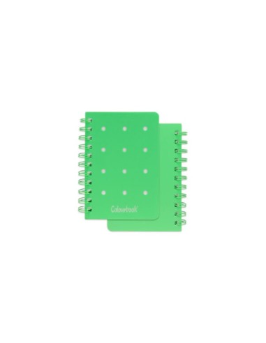 QUADERNO A SPIRALE A6 PIN IT RIG.1R - IRISH GREEN