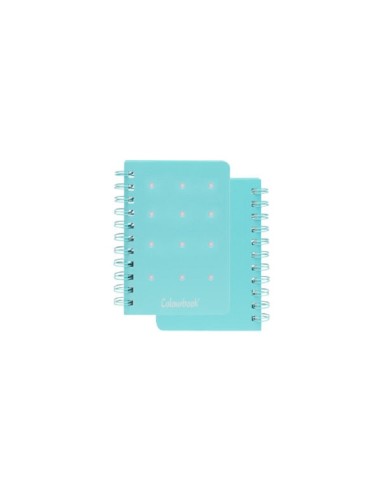 QUADERNO A SPIRALE A6 PIN IT RIG.1R - SKY BLUE