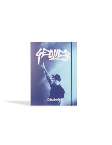 CARTELLINA CON ELASTICO GEOLIER-BLU