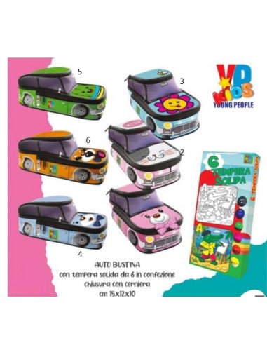 ASTUCCIO CON TEMPERA SOLIDA DA 6