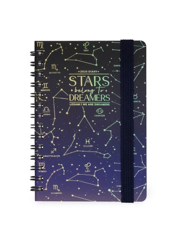 AGENDA 12 MESI LEGAMI 2025 - SMALL SETTIMANALE SPIRALATO BOUND STARS