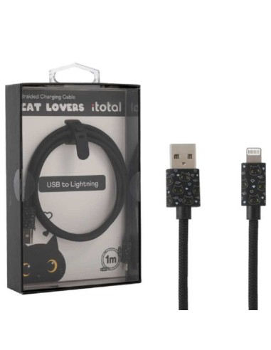 CAVO USB TO LIGHTNING NERO CAT 1 MT