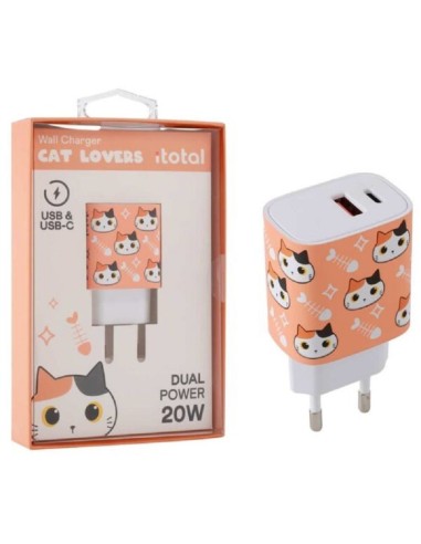 ADATTATORE USB & USB-C CAT ARANCIO 1 MT