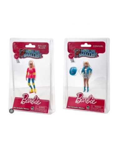 WORLD'S SMALLEST- GIOCHI PREZIOSI - BARBIE COWGIRL/ROLLERBLADE
