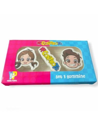 ME CONTRO TE SET 3 GOMMINE SAGOMATE