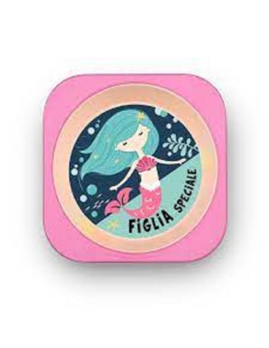 PIATTO BAMBOO BABY FIGLIA SPECIALE