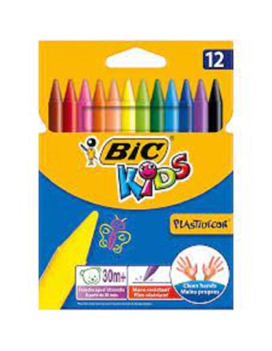 BIC KIDS PASTELLI A CERA 12