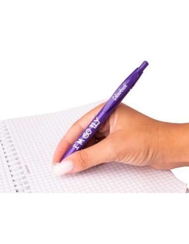 PENNA A SCATTO GEOLIER VIOLA