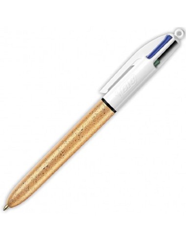 PENNA BIC 4 COLORI IMPUGNATURA DORATA 