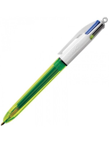 PENNA BIC 4 COLORI IMPUGNATURA VERDE 