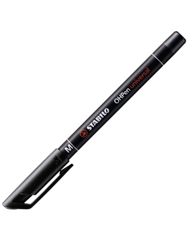PENNARELLO INDELEBILE STABILO OH PEN UNIVERSAL NERO PUNTA M