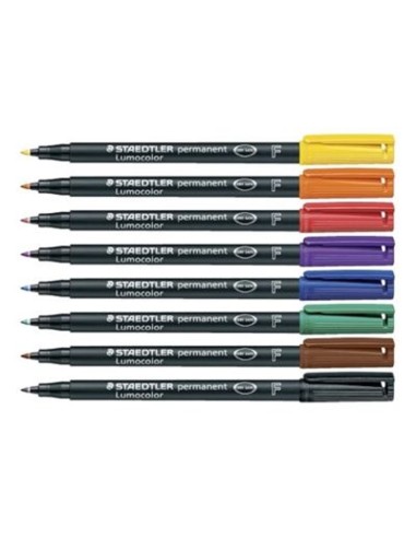 STAEDTLER LUMOCOLOR PERMANENT PUNTA F - VERDE