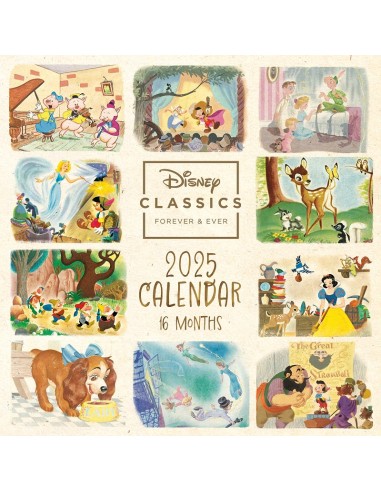 CALENDARIO 16 MESI 2025 - DISNEY CLASSICS