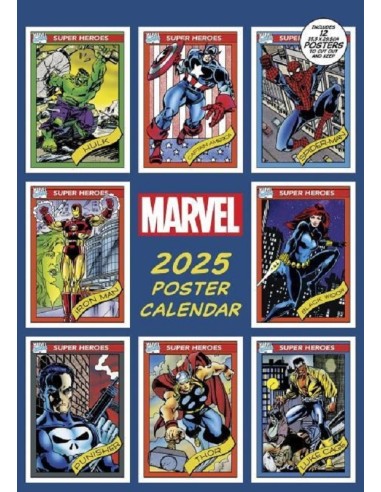CALENDARIO 2025 POSTER - MARVEL