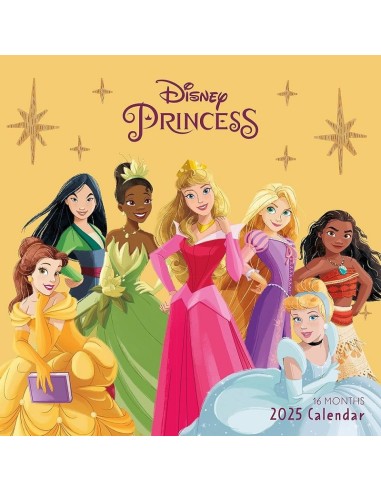 CALENDARIO 16 MESI 2025 - DISNEY PRINCESS