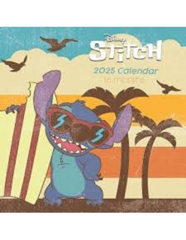 CALENDARIO 16 MESI 2025 - DISNEY STICH
