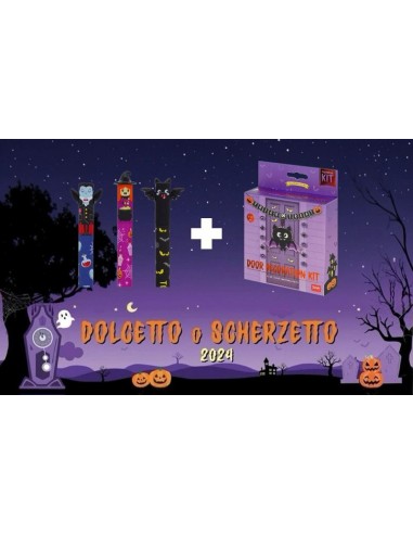 BUNDLE LEGAMI HALLOWEEN - TRIS DI PENNE + DOOR DECORATION