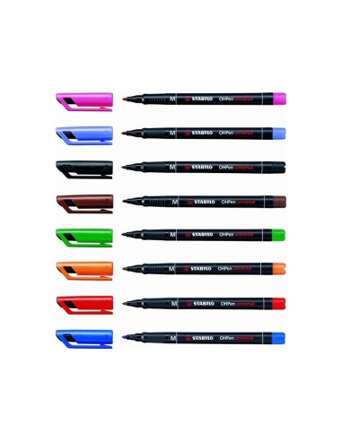 PENNARELLO STABILO OHPEN UNIVERSAL PUNTA M ROSSO 843/40