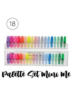 SET 18 MINI EVIDENZIATORI PALETTE TINTA UNITA 