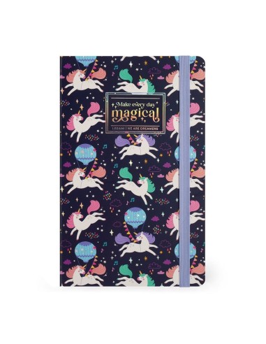 LINED MEDIUM PHOTO NOTEBOOK - UNICORN 