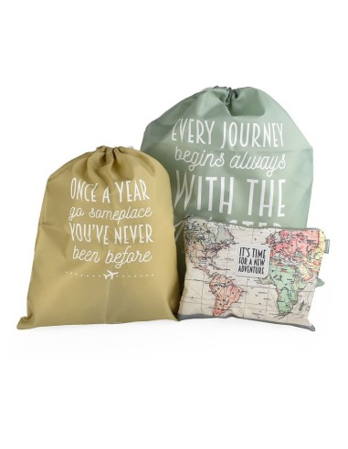 SET 3 TRAVEL BAGS
