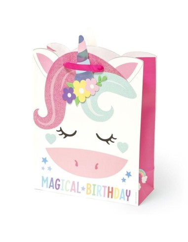 BUSTA REGALO LARGE - UNICORN